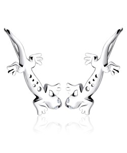 Silver Earring Lizard Shape EL-118